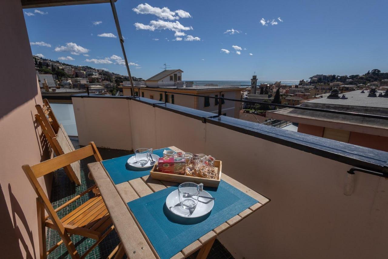 Casa Daniela - Terrazza Vista Mare Super Centrale Rapallo Extérieur photo