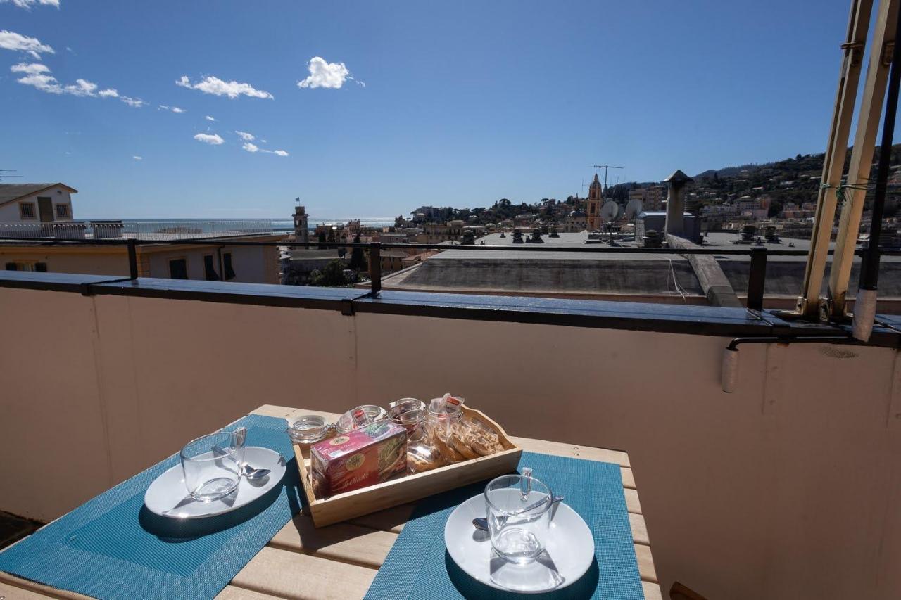Casa Daniela - Terrazza Vista Mare Super Centrale Rapallo Extérieur photo